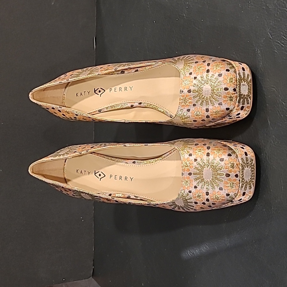 Katy Perry Floral Patterned Women's Platform Heels 9.5 - Picture 2 of 12